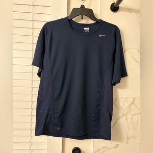 Nike Men’s Navy Blue Dri-FIT Short Sleeve Performance Tee